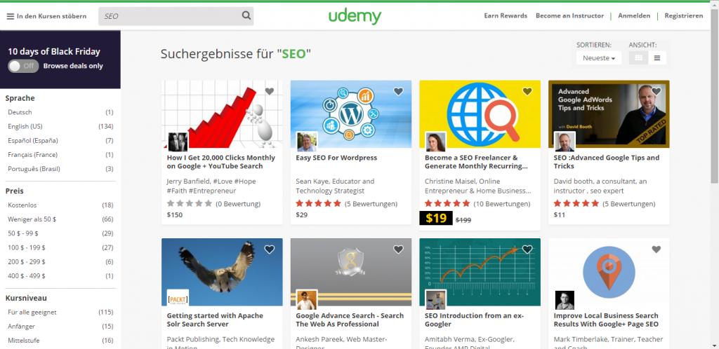 Easy money online with Udemy