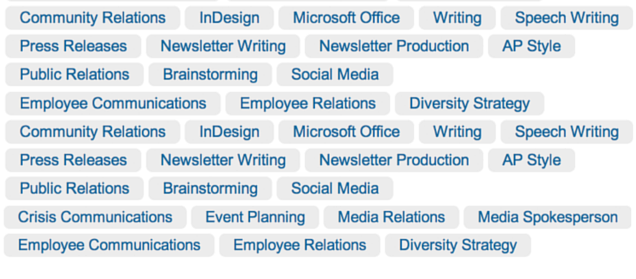 linkedin keywords