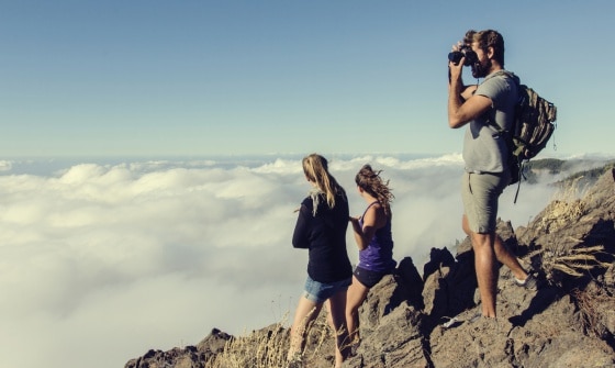 Hikers on Teide